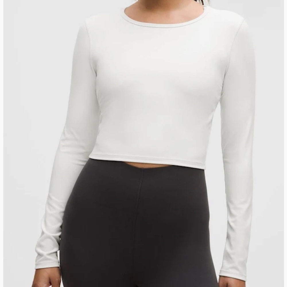 Lululemon | Wunder Train Cropped Long Sleeve Shirt | Size 6